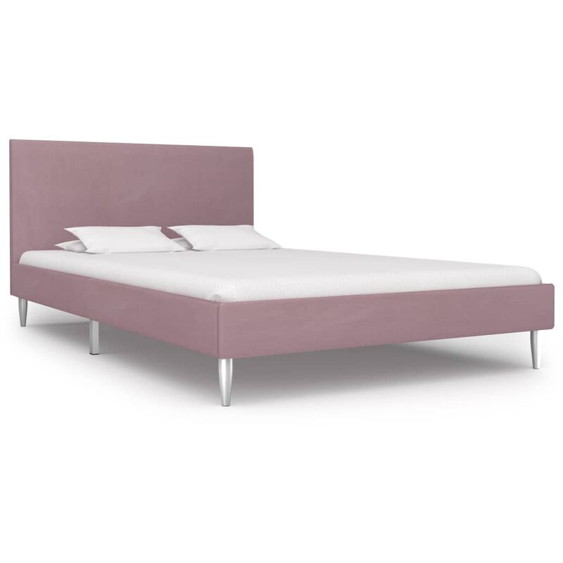 

Estructura de Cama de Tela Rosa 120x200 cm - Rosa - Vidaxl