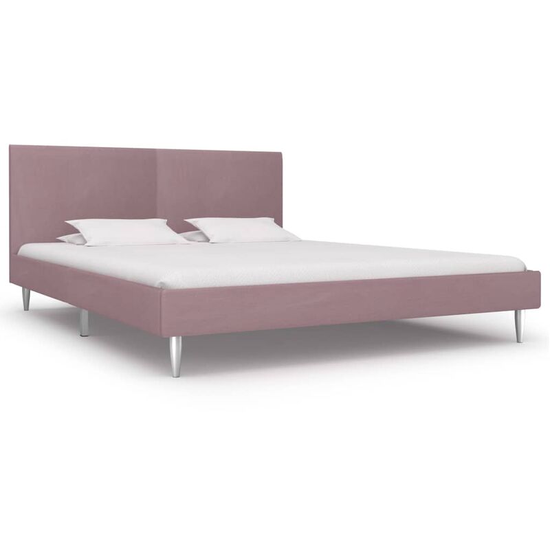

Estructura de Cama de Tela Rosa 180x200 cm - Rosa - Vidaxl