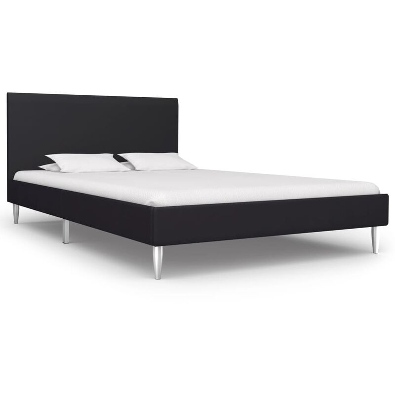 

Estructura de Cama de Tela Negro 120x200 cm - Negro - Vidaxl