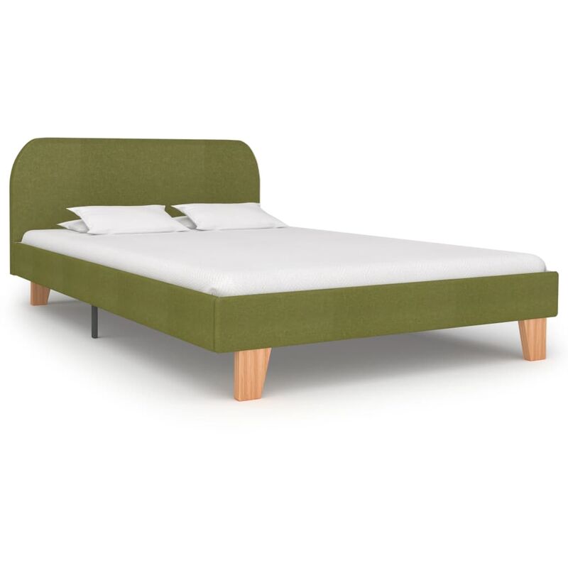 

Estructura de cama de tela verde 120x200 cm - Verde