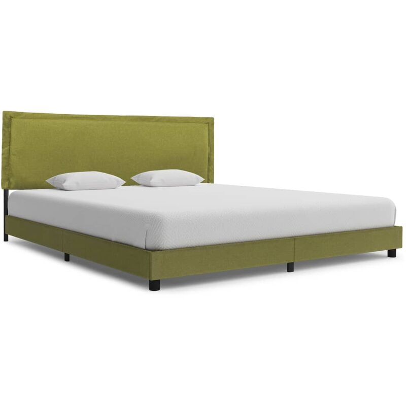 

Estructura de cama de tela verde 180x200 cm - Verde