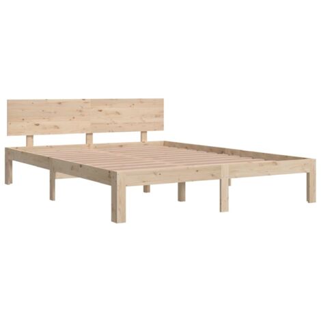 Estructura de cama doble sin colchón 150x200 cm vidaXL