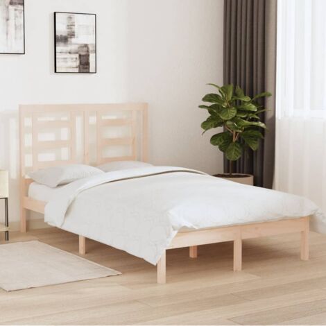 Estructura de cama madera maciza 120x190 cm vidaXL