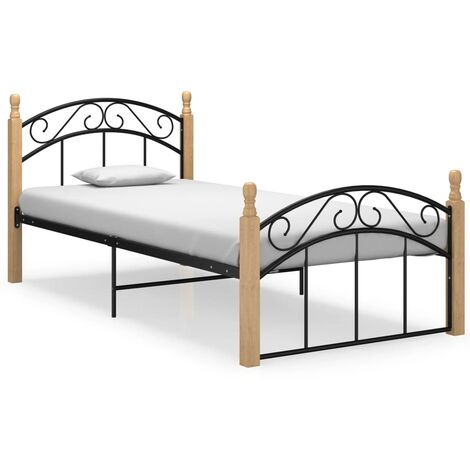 Cama Henderson 140, Individual con una cama supletoria-nido, De color  marrón claro, 97cm