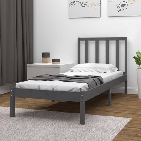 MAISON EXCLUSIVE Estructura de cama extensible metal negra 80x130/200 cm