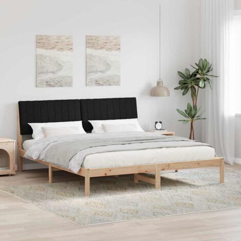 Estructura de cama Marrón 180 x 200 cm Madera de pino macizo
