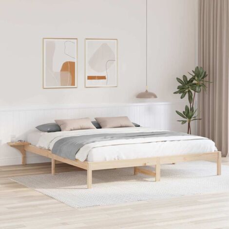 Estructura de cama Marrón 180 x 200 cm Marrón