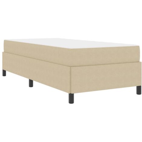 Estructura de cama Verde grisáceo 100 x 200 cm Telas de pana vidaXL