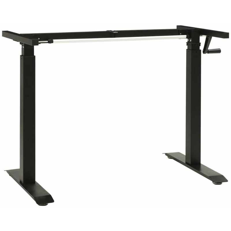 

Estructura de escritorio de altura ajustable manivela negro