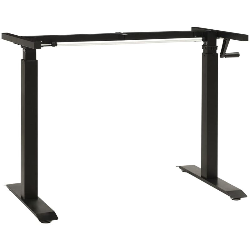 

Estructura de escritorio de altura ajustable manivela negro
