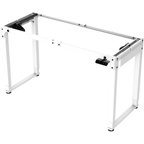 Estructura de escritorio Kirkkonummi ajustable en altura acero 135x55cm - Blanco [pro.tec]