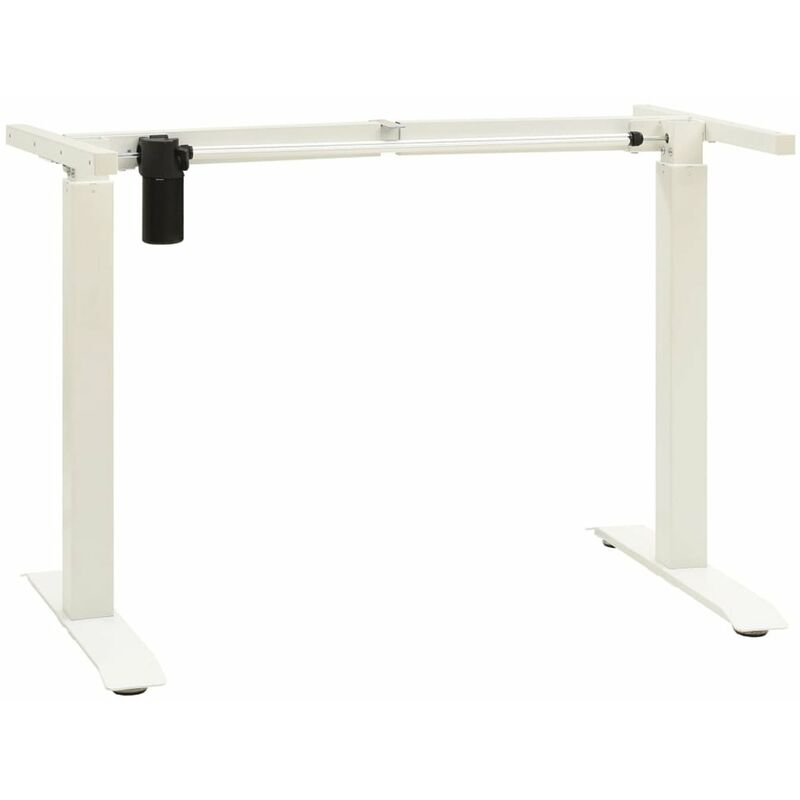 

Estructura de escritorio motorizada altura ajustable blanca