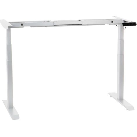 Estructura de escritorio o mesa con ajuste eléctrico de altura UT04-3T/W blanco