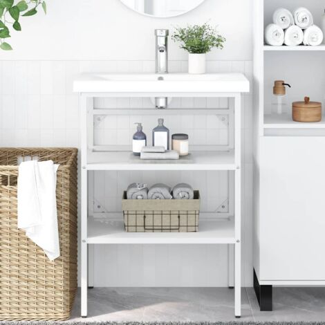 Estructura de lavabo de hierro  59x38x83 cm