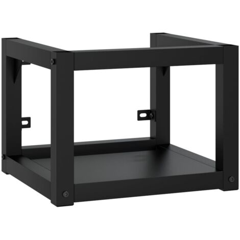 Estructura de lavabo de pared 40 x 38 x 31 cm hierro negro 020006759