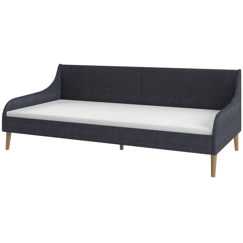 

Estructura de sofá cama de tela gris oscuro - Gris