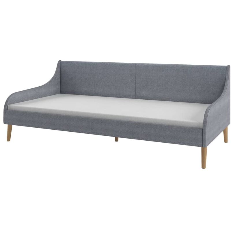 

Estructura de sofá cama de tela gris claro