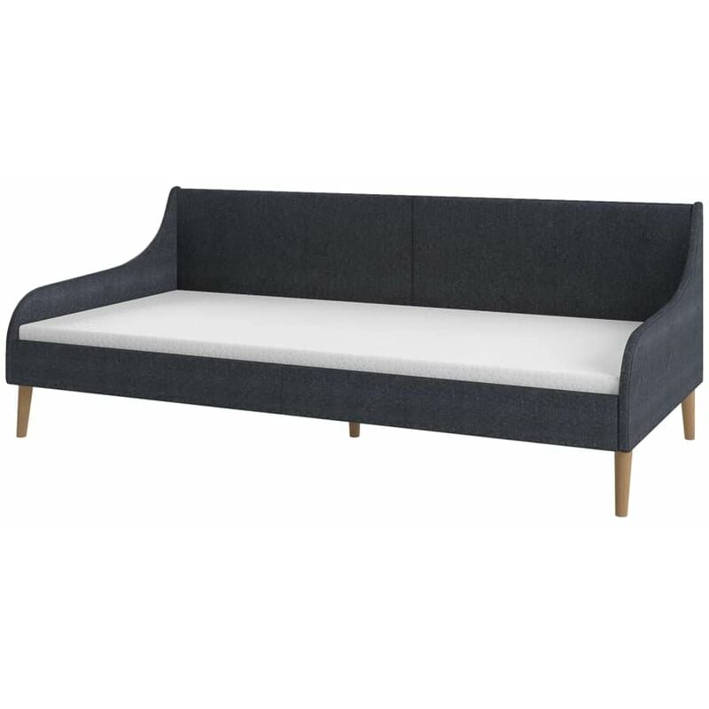 

Estructura de sofá cama de tela gris oscuro