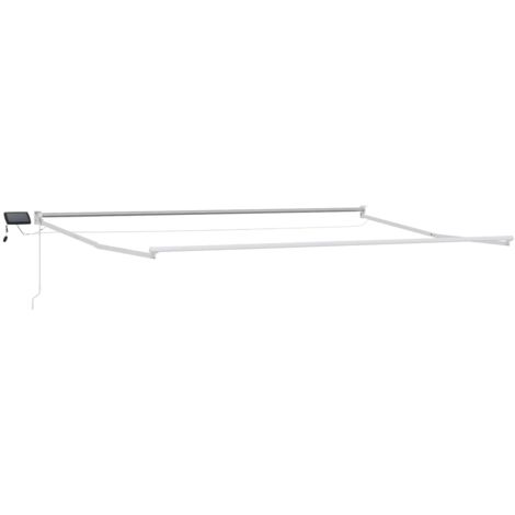 Estructura de toldo retráctil eléctrico 4,5 x 3 m Aluminio