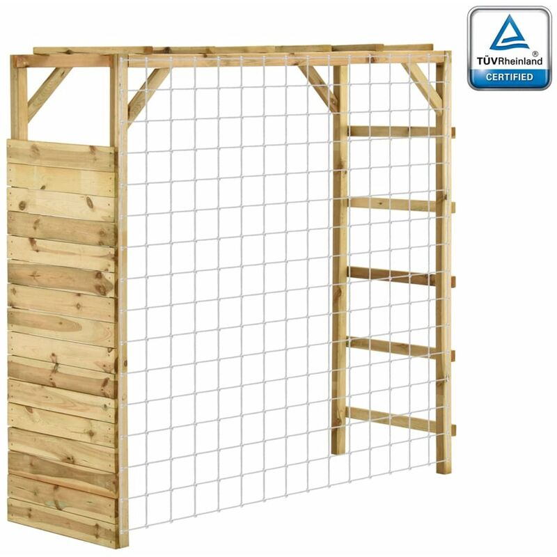 

Estructura escalar porteria de futbol madera pino 170x60x170 cm