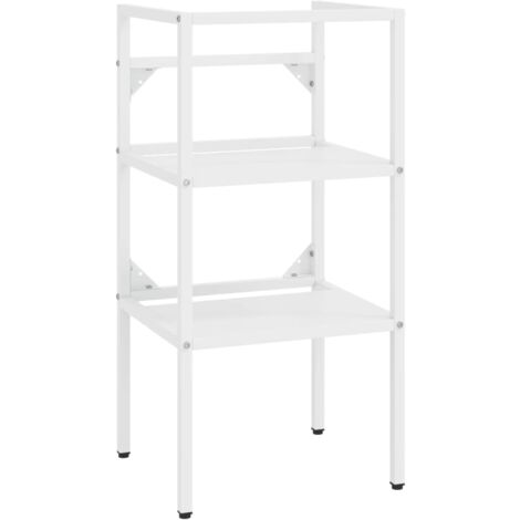 Estructura lavabo baño 40 x 38 x 83 cm hierro blanco