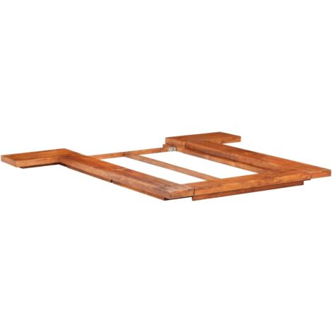 Estructura para futón japonés madera maciza de acacia 100x200 cm vidaXL