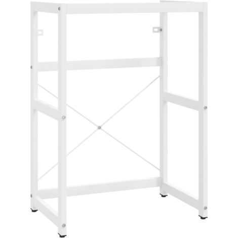 Estructura para lavabo de baño 59 x 38 x 83 cm hierro blanco 020006753