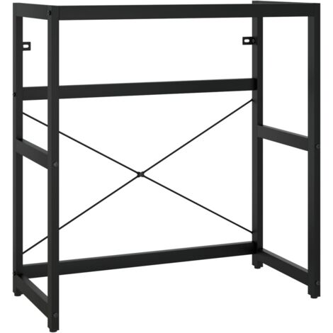 Estructura para lavabo de baño 79 x 38 x 83 cm hierro negro 020006766