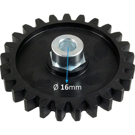 ESTRUJADORA REPUESTO: PIÑON Ø 16 mm 25 DIENTES