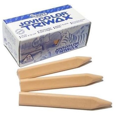 ESTUCHE 12 CERAS JOVICOLOR TRIWAX 97319 CARNE