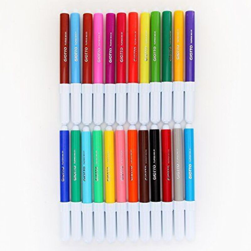 

Estuche 24 rotuladores Turbo Maxi de punta gruesa Multicolor - Giotto