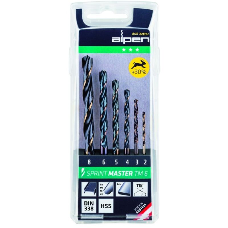 

Estuche brocas hss sprint master 6 piezas - Alpen