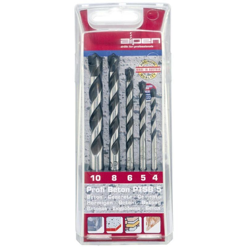 

Estuche brocas alpen widia profesional beton 5 piezas