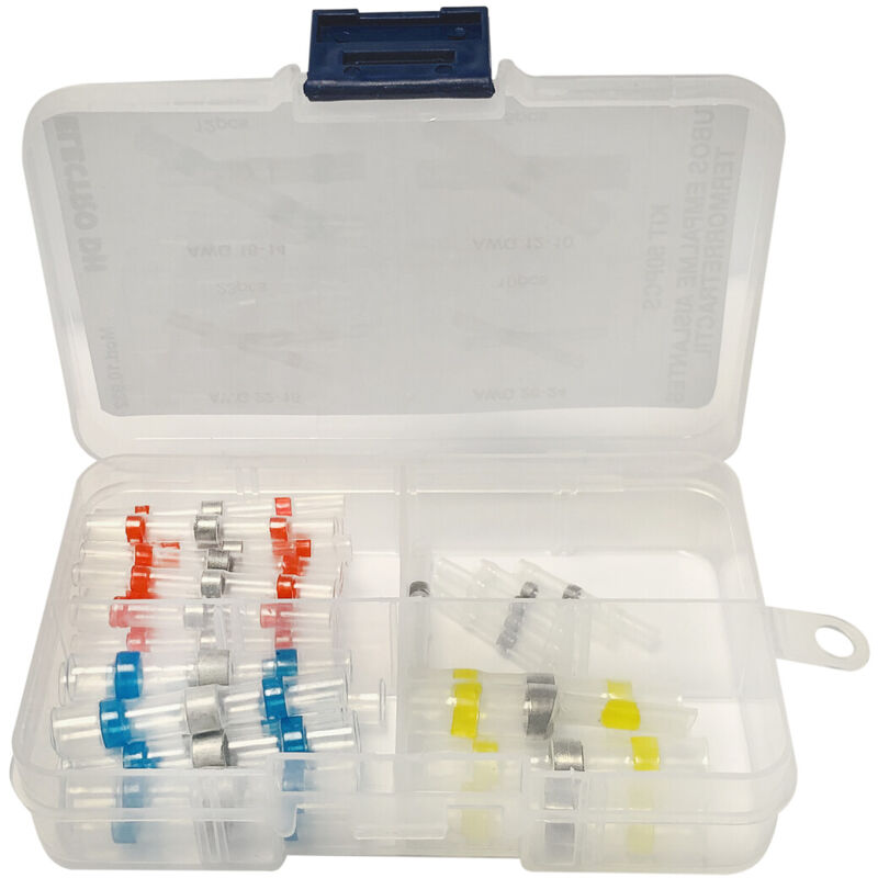 

Estuche con 50 tubos de empalme aislantes termorretráctiles ( 10.932) - Electro Dh