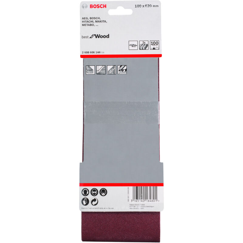 

2608606144 Banda Best Wood: 100x620mm G100x 3 - Bosch