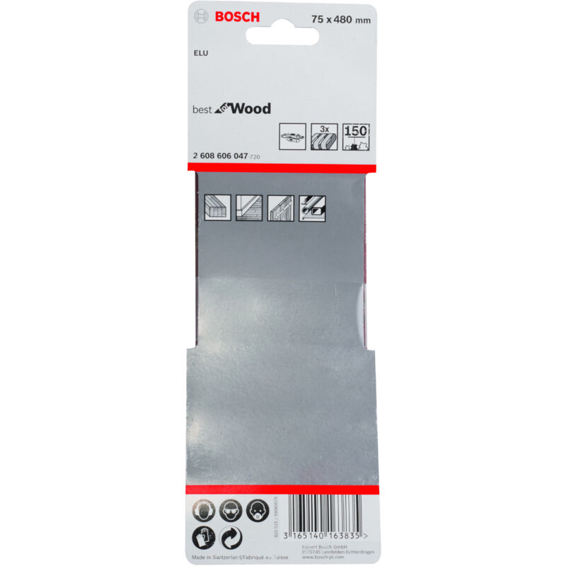 

BOSCH 2608606047 Banda Best Wood: 75x480mm G150x 3