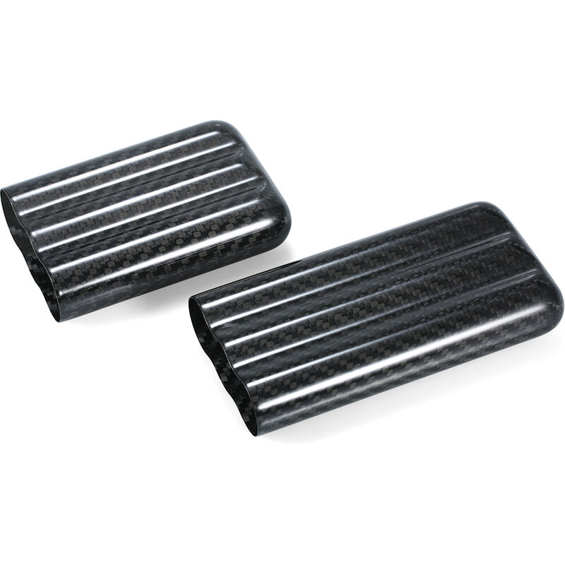 

Estuche de 3 cigarros de fibra de carbono negro Soporte de tubo de almacenamiento de cigarros liviano Humidor de cigarros de viaje para hasta 57