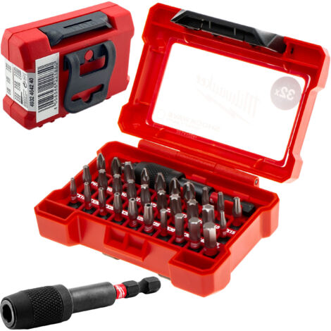 Estuche de 32 piezas Milwaukee Shockwave Impact Duty