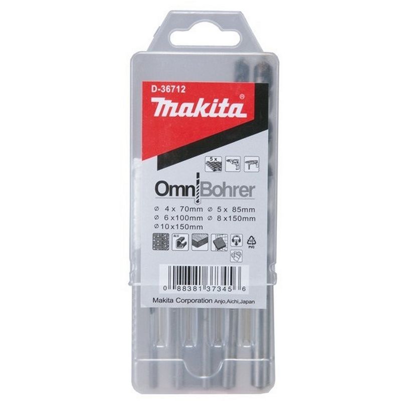 

MAKITA D-30477 - Estuche de 5 brocas omnibohrer multimaterial de 5-6-8-10-12 mm