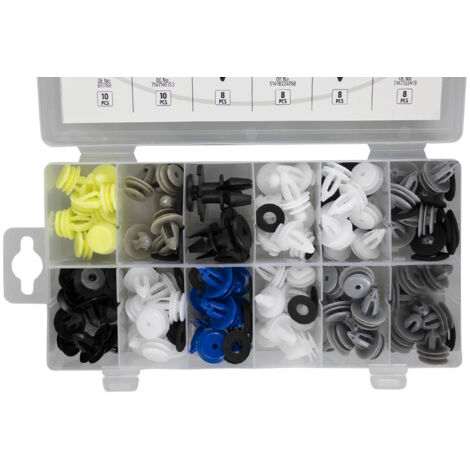 ESTUCHE DE CLIPS BMW MINI 92 PCS PARA PANEL DE PUERTA/MOLDURA JBM 53719