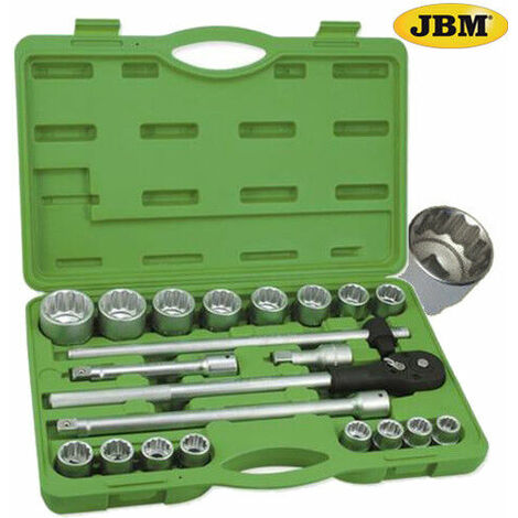 ESTUCHE DE HERRAMIENTAS DE AUTOCLƒ DE 3-4 VASOS 22 PIEZAS - JBM 50582