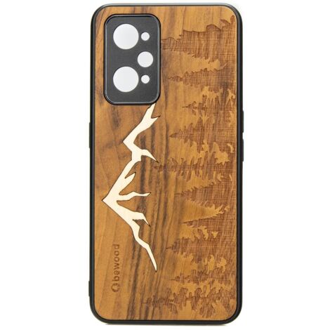 Estuche de madera para Realme GT 2 / GT Neo 2 / GT Neo 3T MOUNTAINS IMBUIA