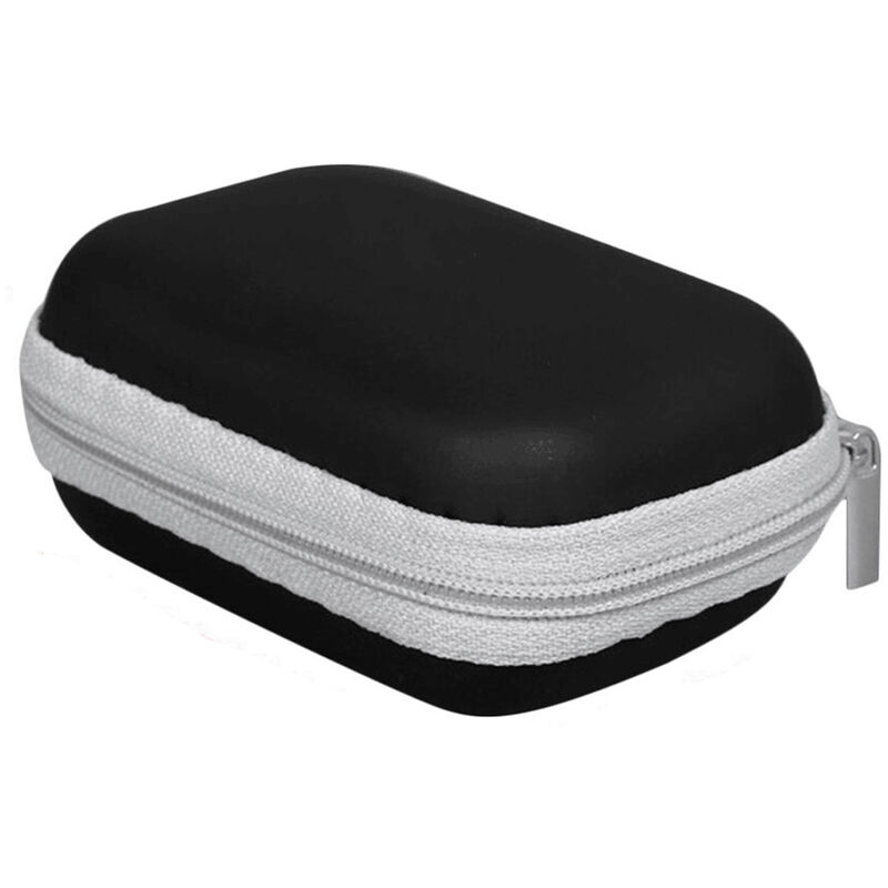 

Estuche de oximetro Bolsa de almacenamiento de oximetro de pulso con la yema del dedo Oximetro Bolsa de transporte con cremallera portatil, Negro