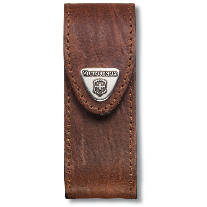

Estuche de piel para cinturón, con presilla y cierre adhesivo, 102 x 32 mm, 28 gr, color marrón, 4.0543 - Victorinox