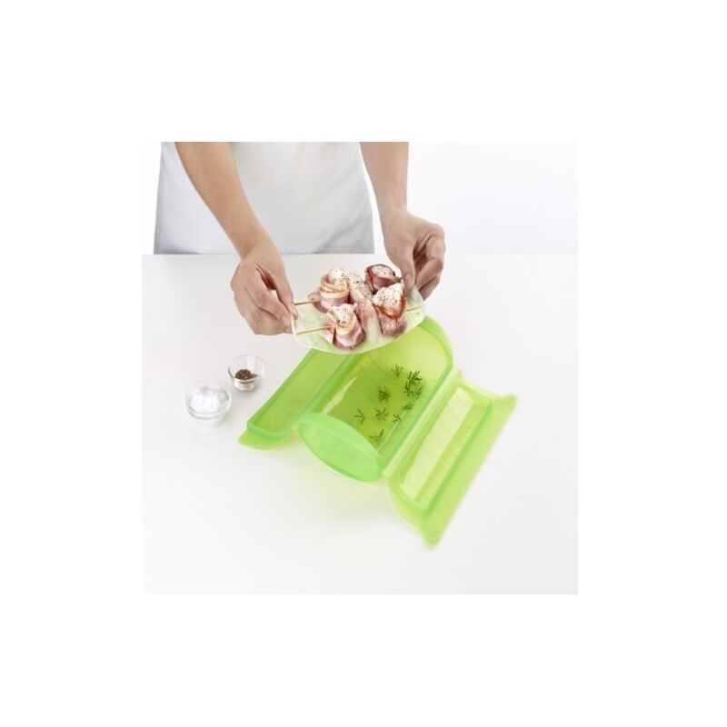 

Cocina Vapor 1-2 Personas Silic Ver Con Bandeja - Lekue