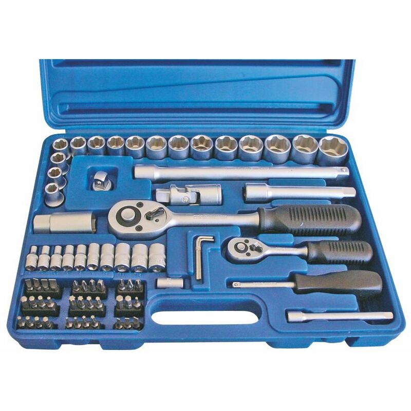 

Estuche herramientas 73 piezas cromo vanadio 1/4' - 1/2'