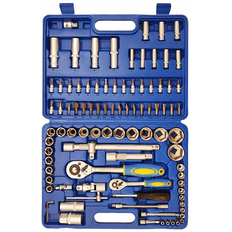 

Estuche herramientas 96 piezas 1/4' - 1/2'