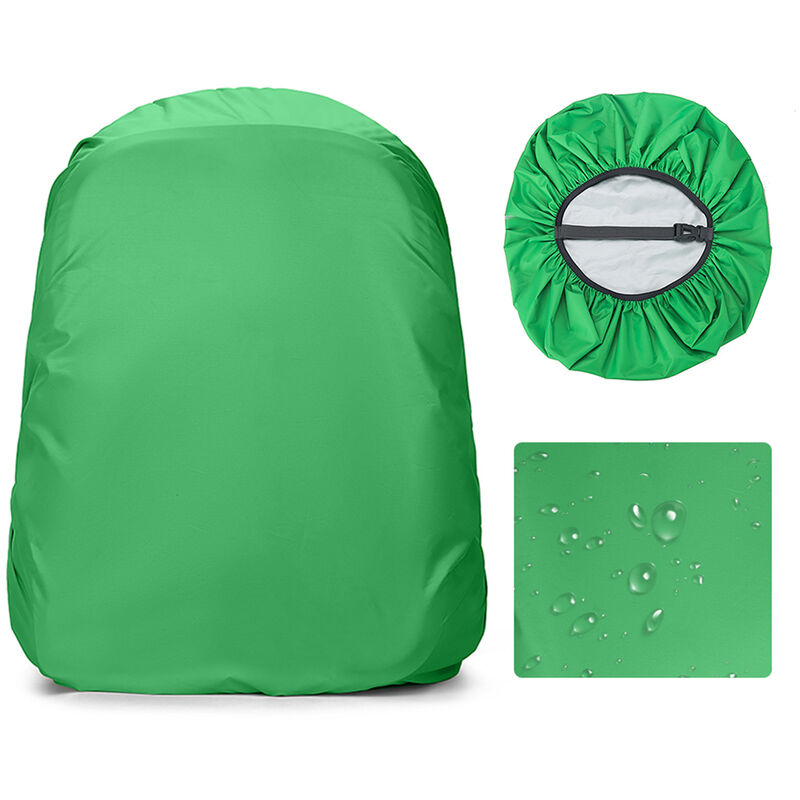 

Asupermall - Funda para mochila Mujer Hombre Bolsa impermeable Funda impermeable para ciclismo Camping Senderismo Montanismo Correr Pesca,Verde