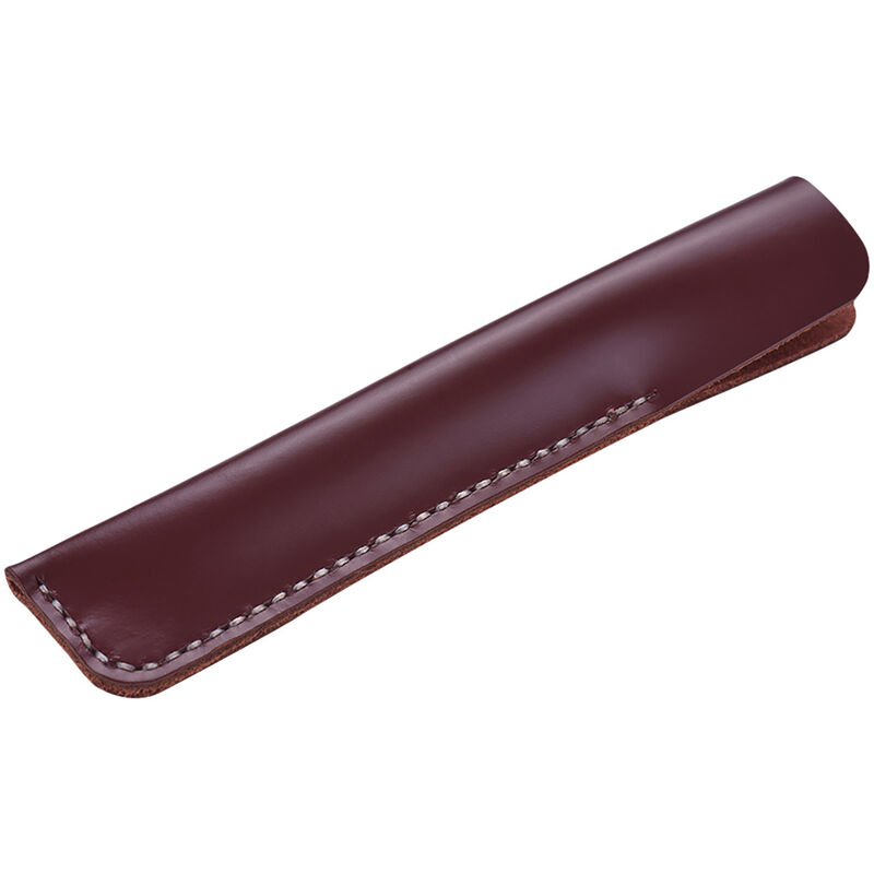 

Asupermall - Estuche para bolígrafo de cuero hecho a mano Bolsa de manga de fuente Estuche vintage para un solo bolígrafo Stylus Bolígrafo 6.3 * 1.2