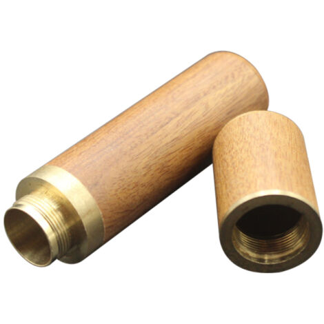 Estuche para guardar agujas de coser, estuche de madera versátil para agujas, caja de almacenamiento de madera y cuero hecha a mano para manualidades, soporte para palillos de dientes para tejer